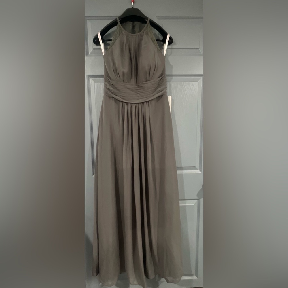 JJsHOUSE grey dress, special occasion ankle-length SIZE 12